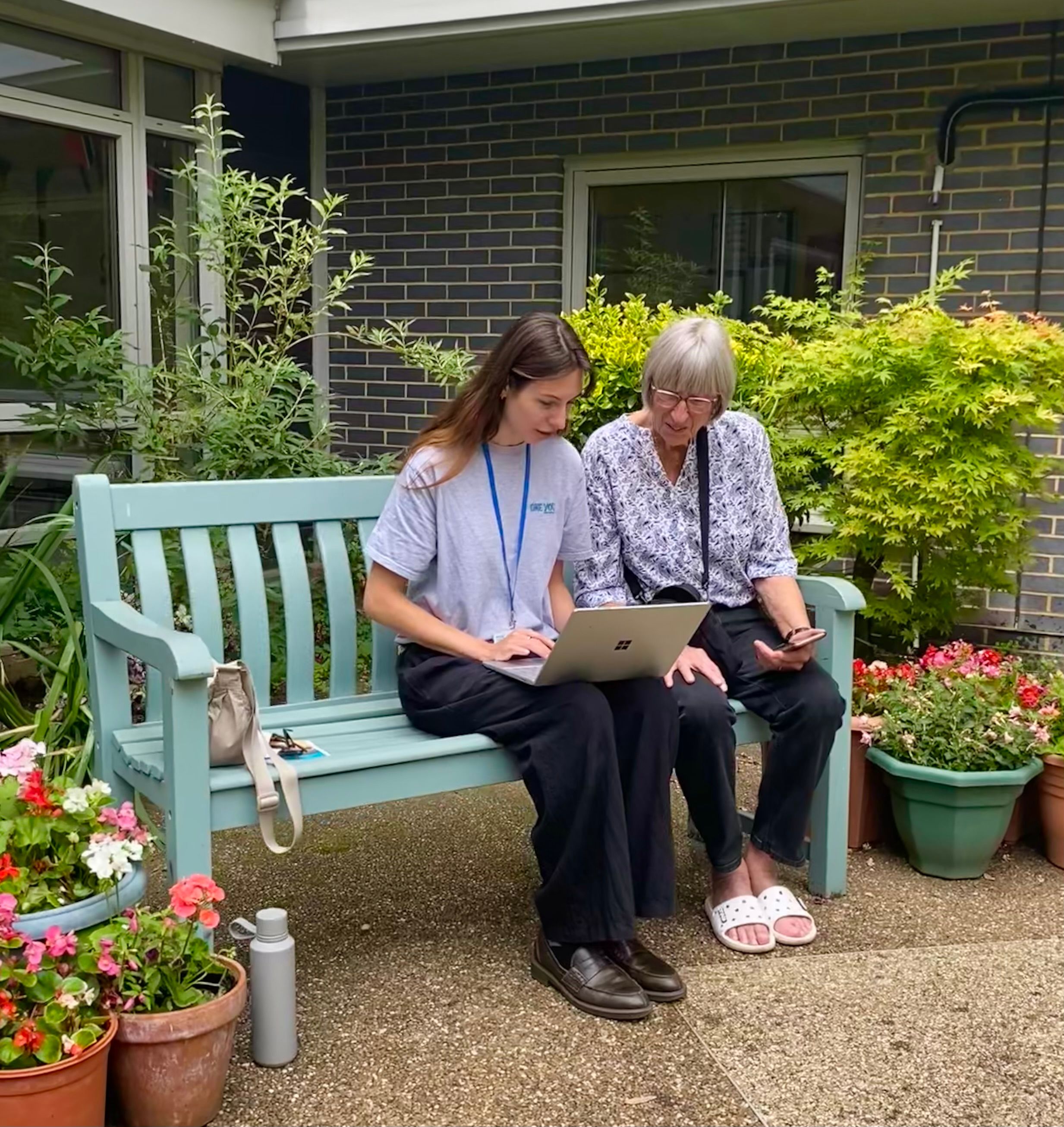 Strengthening community wellbeing at Penfold Age Well Centre two people working together